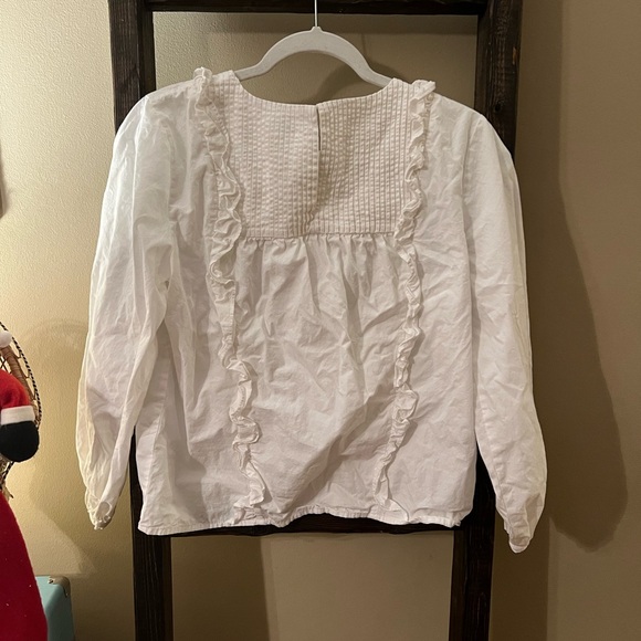 Able White Ruffle Blouse - Picture 5 of 6